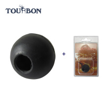 Tourbon jagd schießen zubehör gummi gewehr bolzen griff abdeckung gun bolt griff ball / knopf ball